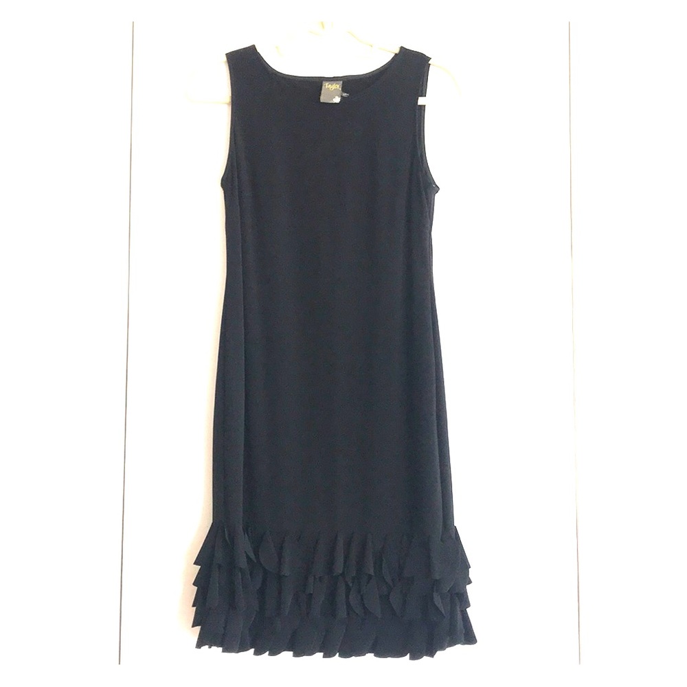 Black Sheath “Petal” Dress